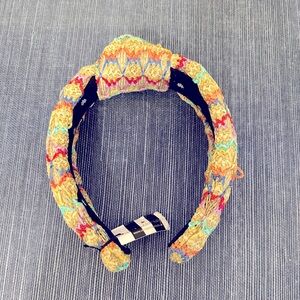 Lele Sadoughi Knotted Raffia Headband